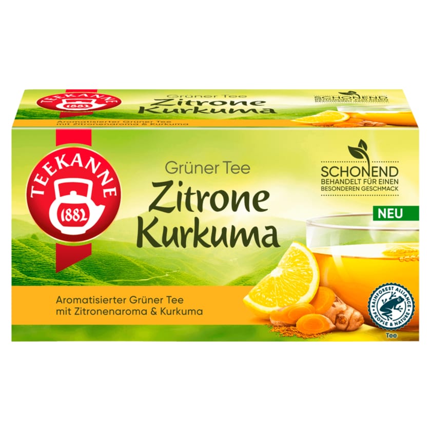 Teekanne Grüner Tee Zitrone Kurkuma 35g